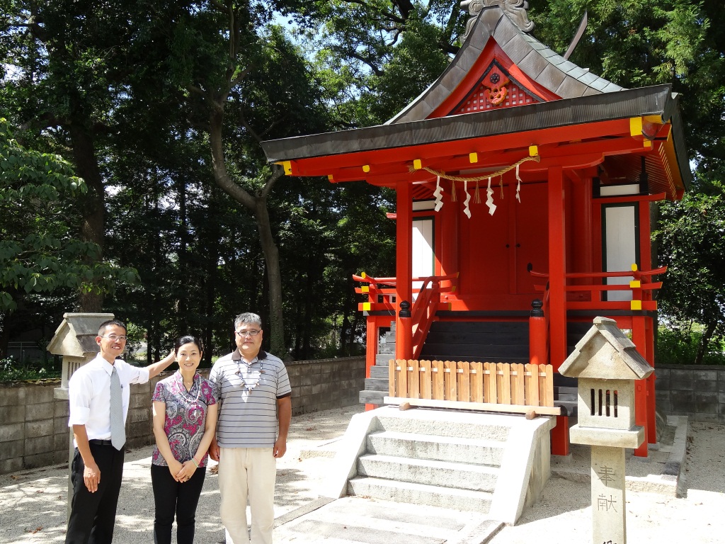 太安万侶を祭る小杜神社にて 太安万侶を祭る小杜神社にて